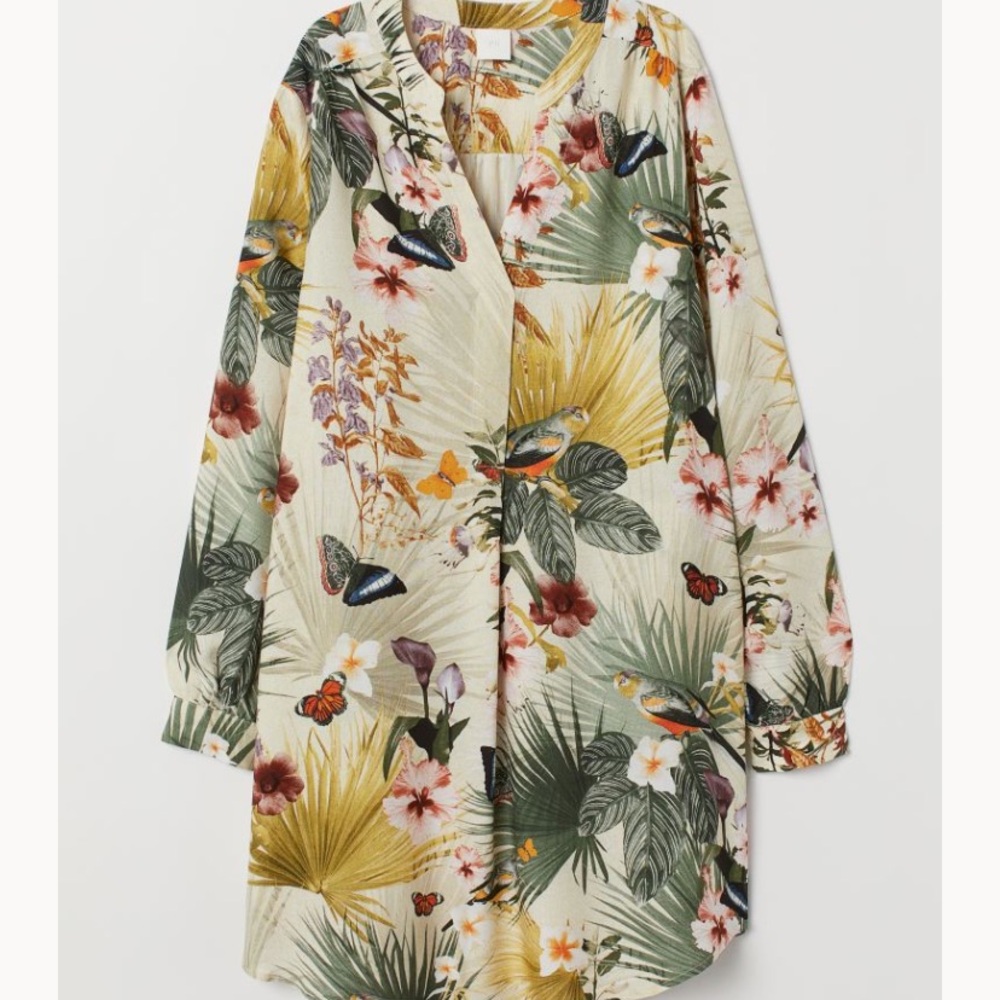 H & M tropical tunic dress (1 day sale!)